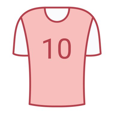 Futbol forması t-shirt vektör çizimi