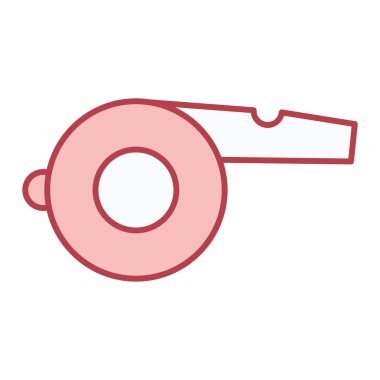 ıslık simgesi vektör illüstrasyonu