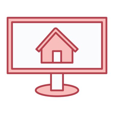 ev simgesi vektör illüstrasyonu