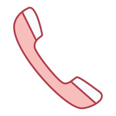 telefon merkezi simge vektör çizimi tasarımı