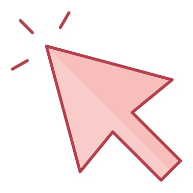 imleç simgesi vektör illüstrasyonu