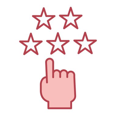 yıldız simgesi, vektör çizimi