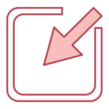 ok simgesi vektör illüstrasyonu