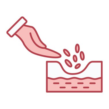 Su damlasının el çizimi simgesi