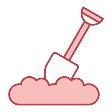 Kürek kürek kürek ve tırmık vektör illüstrasyon tasarımı