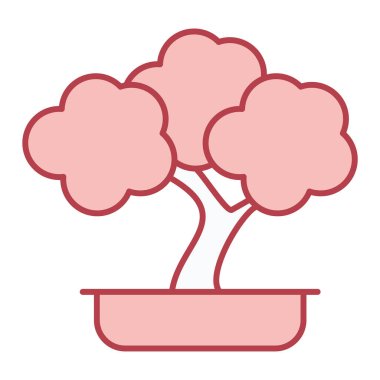 Yaprak ikonu vektör illüstrasyon tasarımı olan ağaç