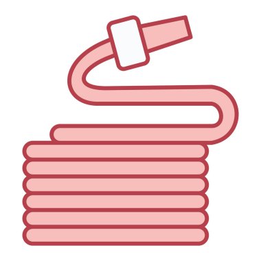 Suyun tek çizgi simgesinin vektör illüstrasyonu