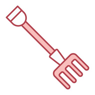 Bir kürek simgesinin el çizimi vektör çizimi