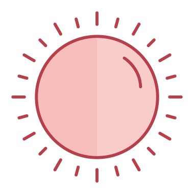 Güneş Simgesi Vektör illüstrasyonu