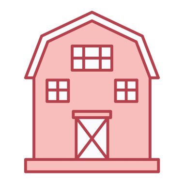 ahır simge vektör çizim