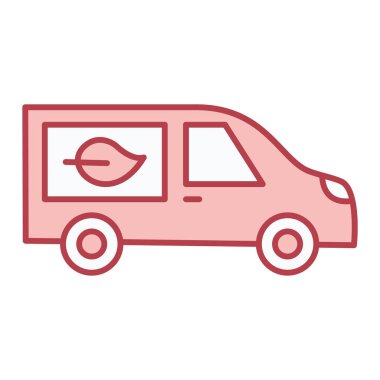 araba taşıma simgesi vektör illüstrasyonu