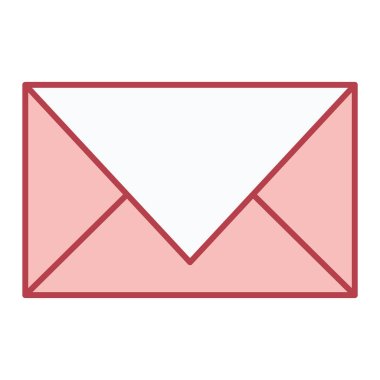 zarf e- posta simgesi vektör illüstrasyon grafik tasarımı
