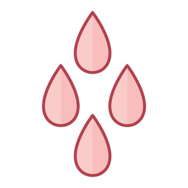 kan damlası ikonu vektör illüstrasyon grafik tasarımı