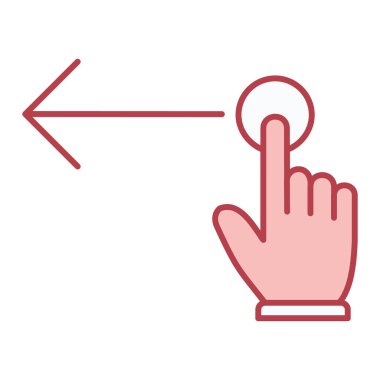 el imleç simgesi vektör illüstrasyonu