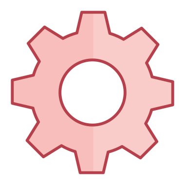 Teçhizat Web simgesi basit illüstrasyon