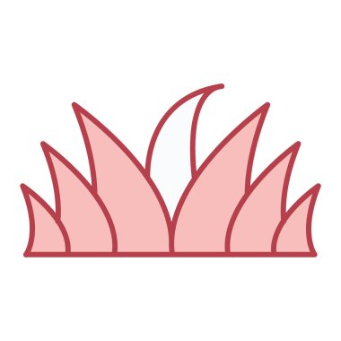 bitki simgesi vektör illüstrasyonu