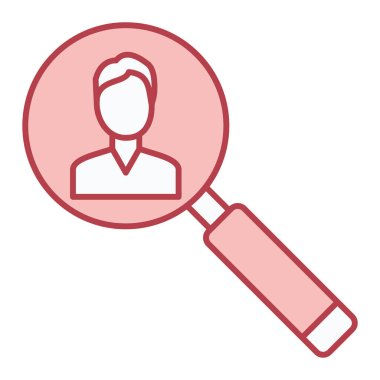 Arama simgesi vektör illüstrasyonu