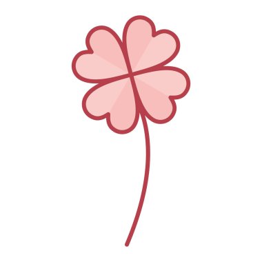 Yonca simgesi. vektör illüstrasyonu