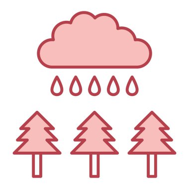 hava tahmini ikon vektör illüstrasyon tasarımı