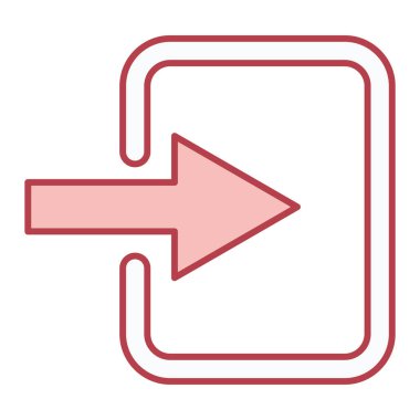 ok simgesi vektör illüstrasyonu