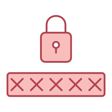 Kilit simgesi. Güvenlik sembolü. düz tasarım biçimi.