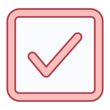 İşaret simgesini işaretle. vektör illüstrasyonu