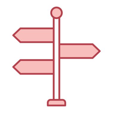 İşaret çubuğu simgesinin vektör illüstrasyonu