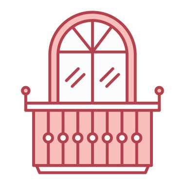 pencere simgesi vektör illüstrasyonu 