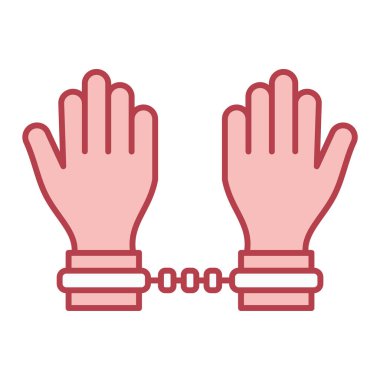 Eldiven ve eldiven vektör çizimi ile el