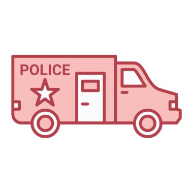 Teslimat servisi simgesi. vektör illüstrasyonu