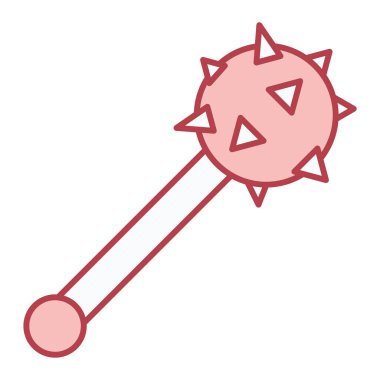 Cadılar Bayramı parti çizgisi ikon vektör illüstrasyon tasarımı