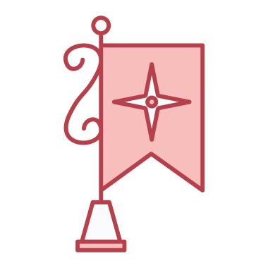 Japonya ikon vektör illüstrasyon tasarımının bayrağı