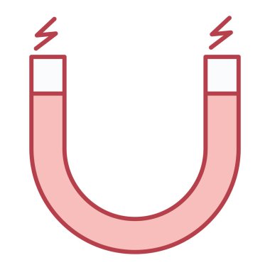 mıknatıs simgesi vektör çizimi