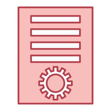 dosya vektörü glyph düz simgesi