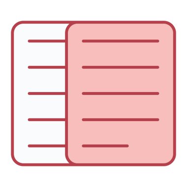 belge simgesi vektör illüstrasyonu