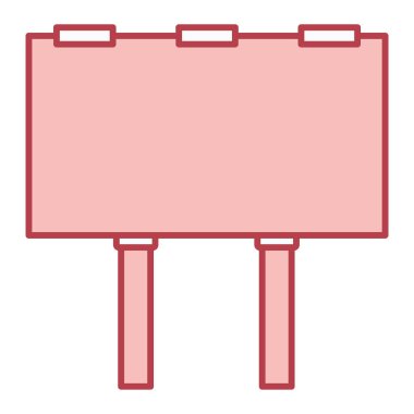 Tahta. Web simgesi basit illüstrasyon