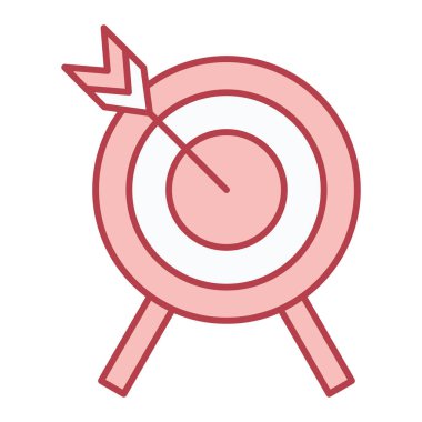 hedef simge vektör illüstrasyonu