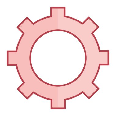 Teçhizat Web simgesi basit illüstrasyon