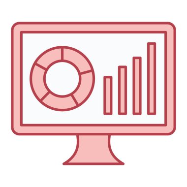 veri analiz simgesi vektör illüstrasyonu