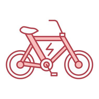 bisiklet ikonu vektör illüstrasyonu