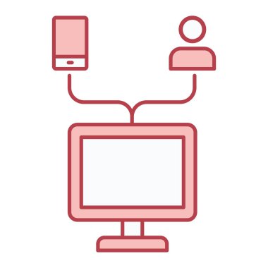 ağ paylaşım simgesi çizimi