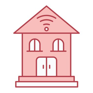 Ev simgesi vektör illüstrasyonu