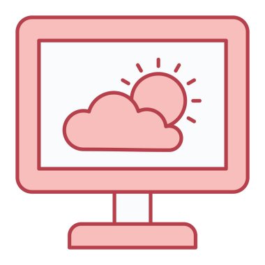 Bulut hesaplama. Web simgesi