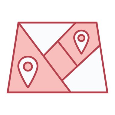 navigasyon konumu ikon vektör illüstrasyon tasarımı