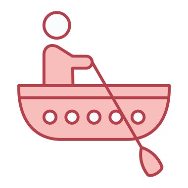 tekne ikonu vektör illüstrasyonu