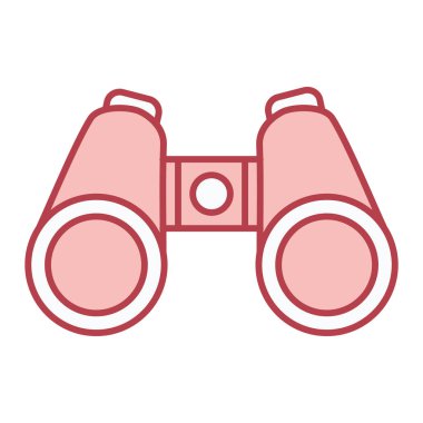 dürbün simgesi vektör illüstrasyonu