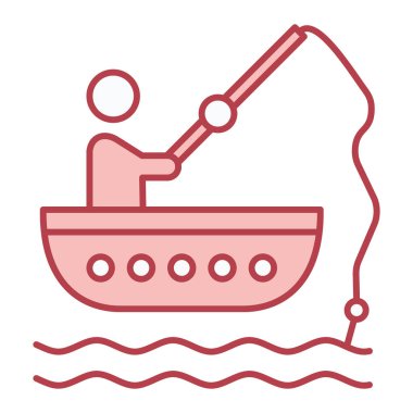 tekne ikonu vektör illüstrasyonu