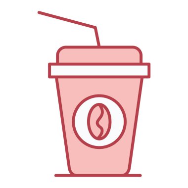 kahve fincanı simgesi vektör illüstrasyon grafik tasarımı