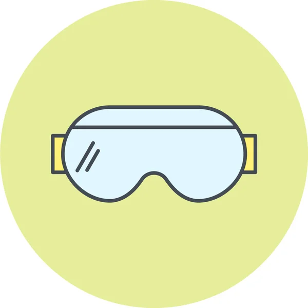 Εικονογράφηση Φορέας Εικονίδιο Γυαλιά — Διανυσματικό Αρχείο