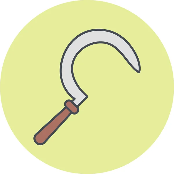 Vector Illustration Single Knife Icon — Vetor de Stock